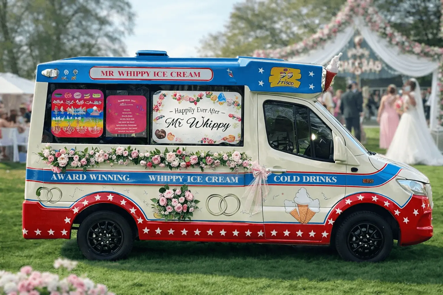ice cream van for wedding hire yumtreats ice cream